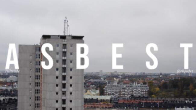 Asbest – Tillträde förbjudet