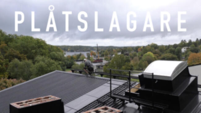 Plåtslagare – Arbetet på höga höjder